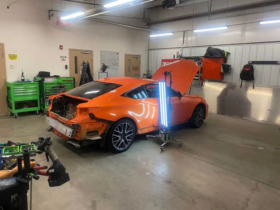 Finished vehicle after paintless dent repair at KCL Creations
