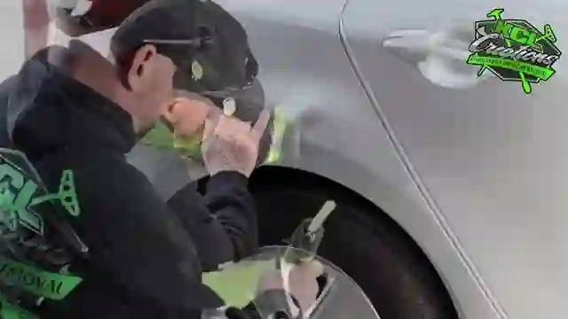 Challenging Right Quarter Panel Dent — KCL Creations