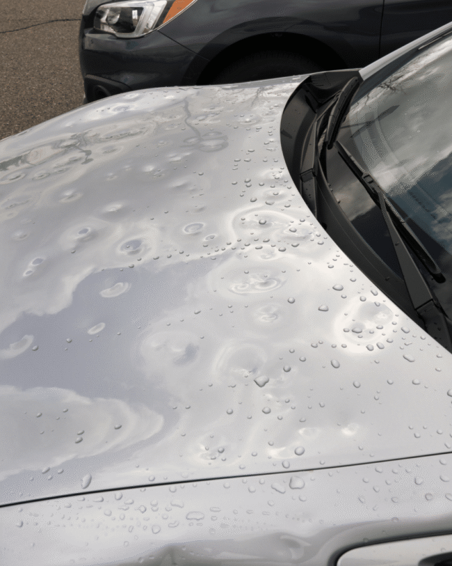 kcl oct blog images (1) hail damage paintless dent repair on a car in Loveland, CO
