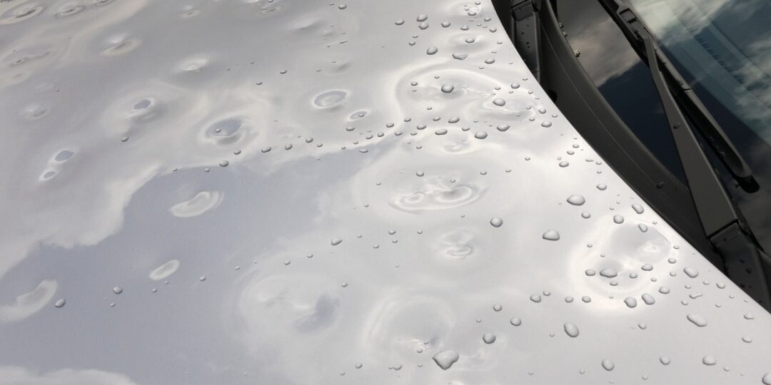 Paintless dent repair to fix hail damage on a vehicle in Northern Colorado